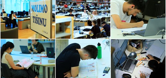Studenti preplavili Sveučilišnu knjižnicu, uči se od jutra do mraka